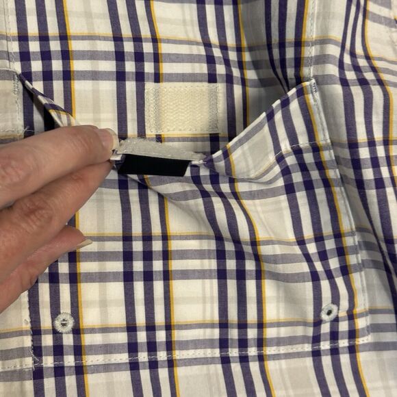 Columbia PFG Super Bonehead LSU Tigers White Purple Sz Medium - Picture 5 of 11